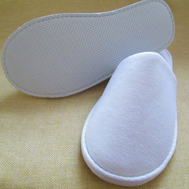 10 Pair Travel Slippers Thicken Guest Shoes Disposable Slipper Hotel Guesthouse 